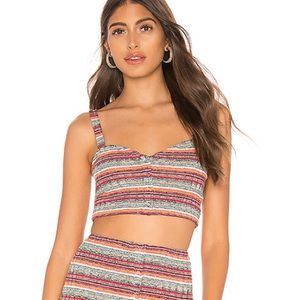 Privacy Please  Strap Crop Top